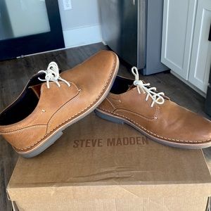 Steve Madden Harpoon 217 Tan Leather Size 7 Gently Used
